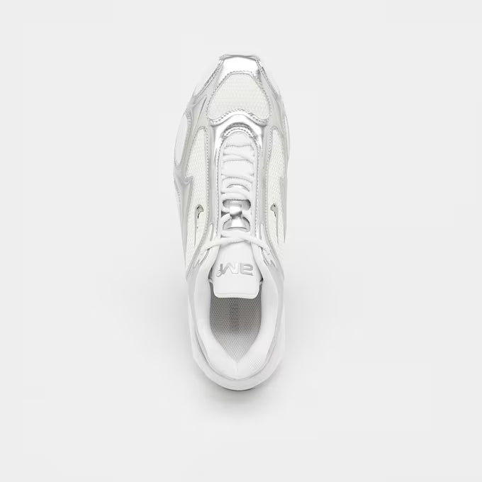 Damen Sneaker für Alltag & Streetwear - Weiß/Silber